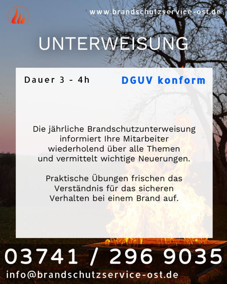 Brandschutzschulungen aus Plauen